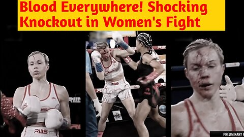 American Fighter Left Bleeding – Ref Should’ve Stopped It! Shocking Knockout in Women's Fight😰😰