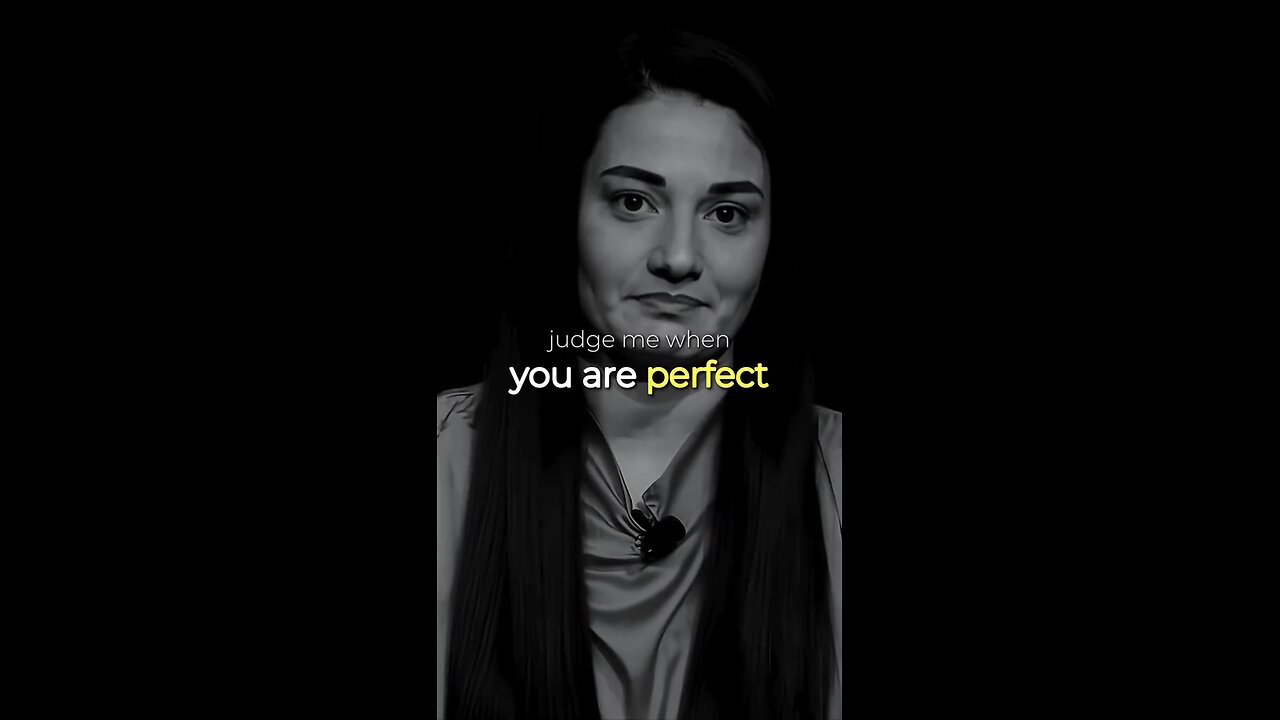 Muniba speech motivation judge me if you are perfect