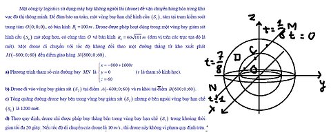 THPT Nguyễn Gia Thiều – Hà Nội: Một công ty logistics sử dụng máy bay không người lái (drone) để vận