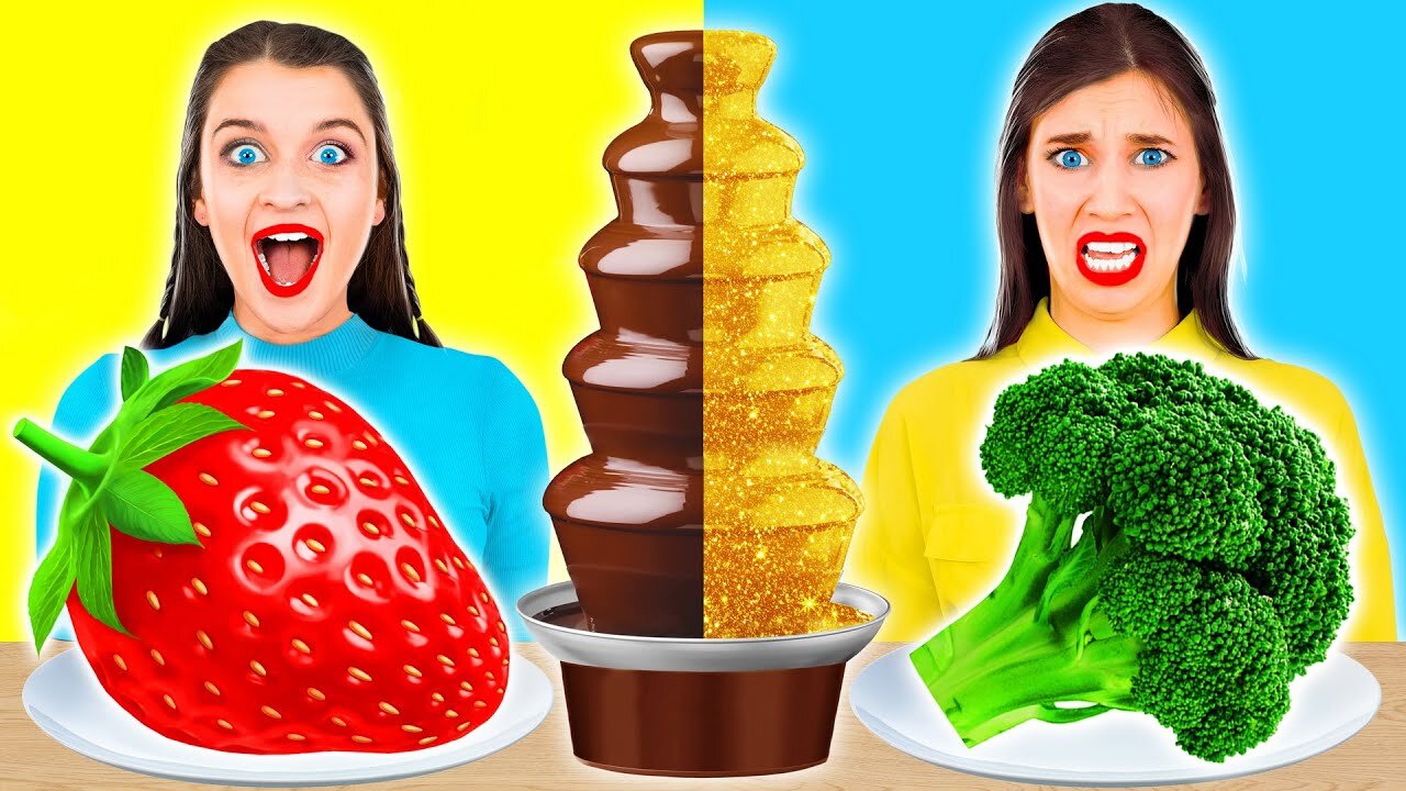 CHOCOLATE FONDUE CHALLENGE!