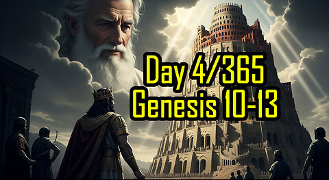 Day 4/365 - Genesis 10-13 | Tower of Babel | Abram