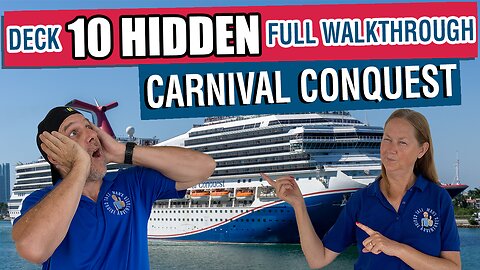 Discover Hidden Gems on Carnival Conquest Deck 10 | Tall Man’s Cruise Adventures
