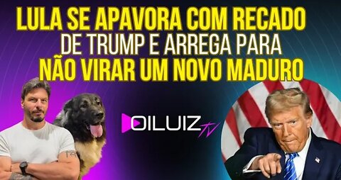 SENTIU DEMAIS: Lula se apavora com recado de Trump e arrega para não virar um novo Maduro!