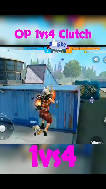 🔥OP 1vs4 Clutch🔥 #9xdgaming #freefire #garenafreefire #freefirefunny #shortvideo #reels #fbreels