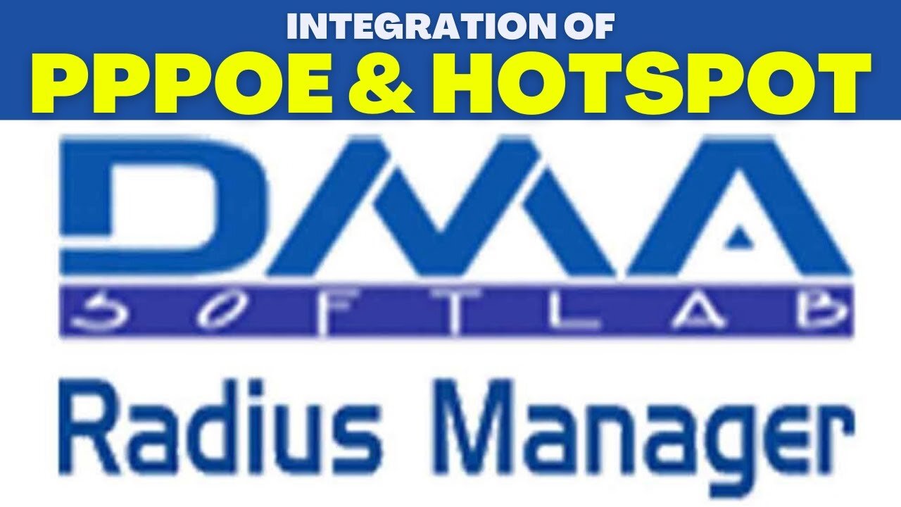 Integration of Mikrotik PPPoE and Hotspot Server to DMA Softlab | DMA Softlab Radius Manager Part 10