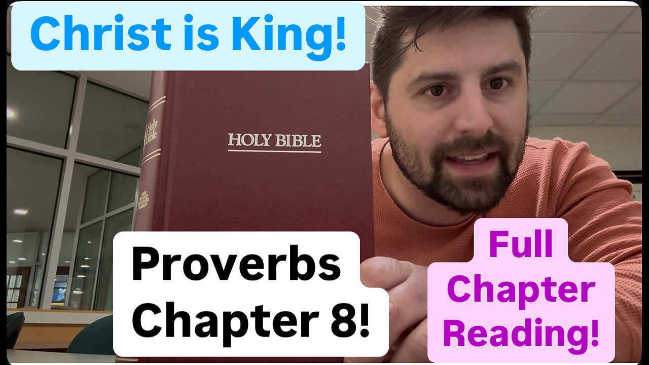 Proverbs Chapter 8 -Full Chapter