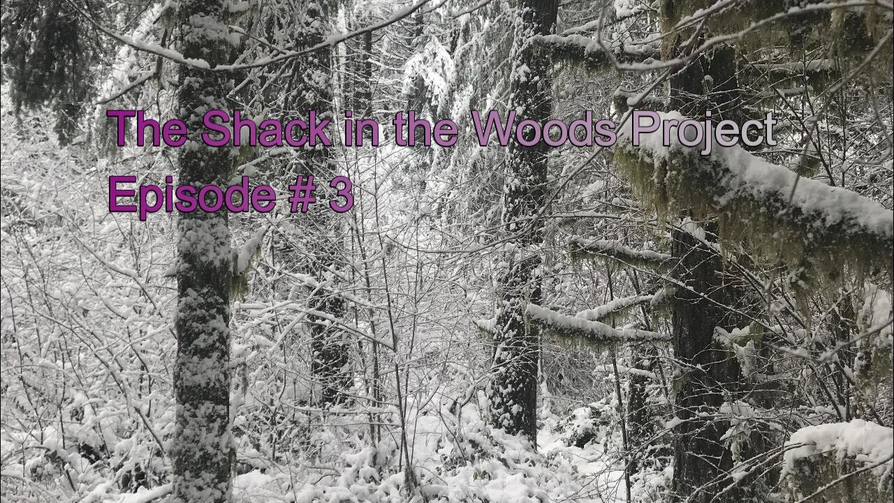 03 Clearing the Road to the Build Site. The Shack in the Woods Portable Sawmill Project
