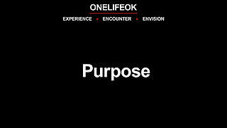 Purpose - Sun 9/7/25