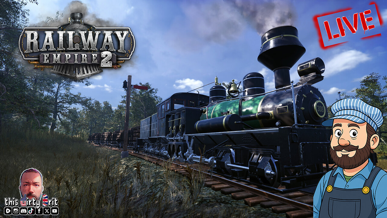🔴 LIVE - RAILWAY EMPIRE 2!!