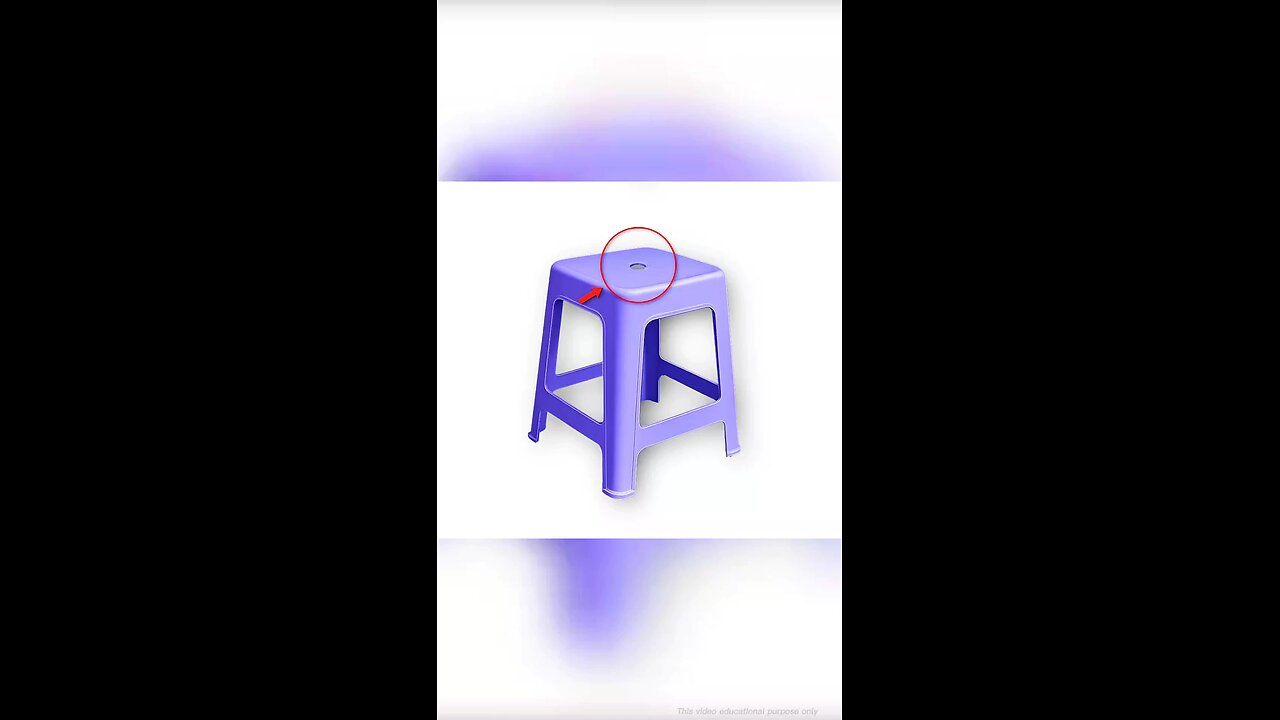 Why stool have hole