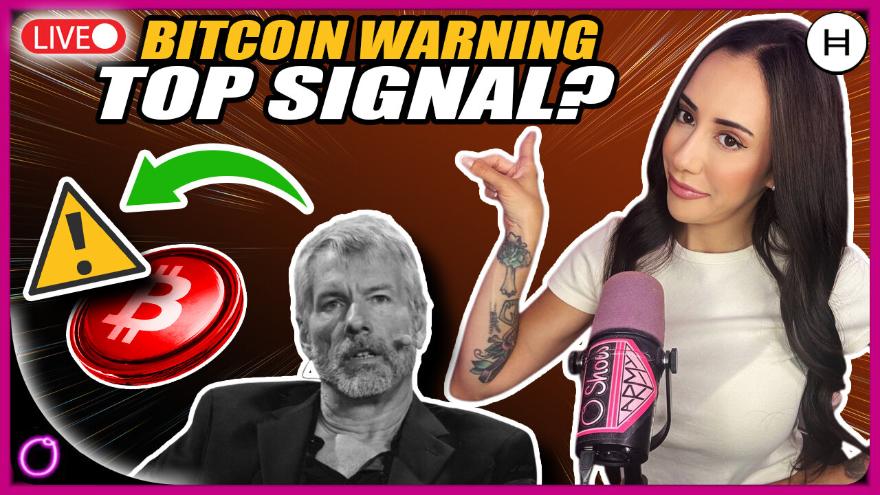 BITCOIN WARNING FROM MICHAEL SAYLOR? CRYPTO TOP SIGNAL?