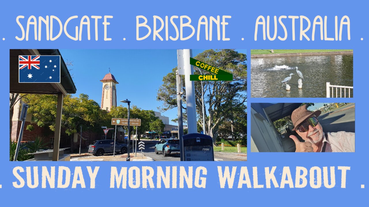 A Sunday Morning Stroll in Historic Sandgate, Brisbane North, South East Queensland, Australia TV