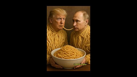 Spaghetti Trump And Putin