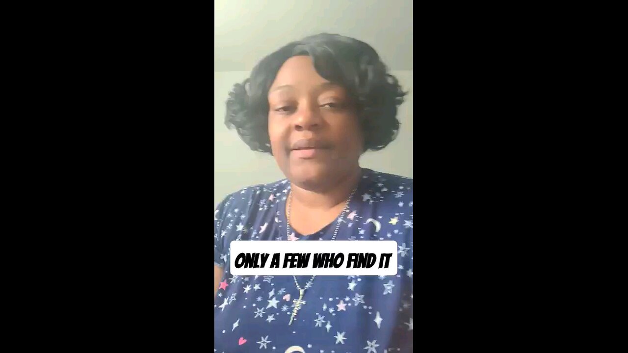 Only a few who find it