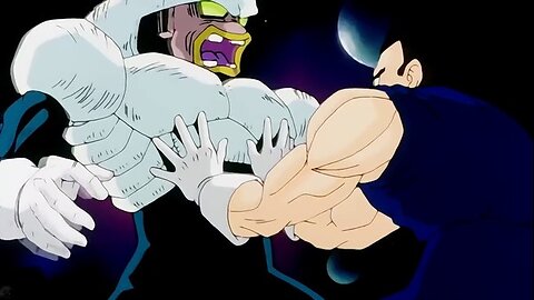 Vegeta's First fight in the Buu Saga