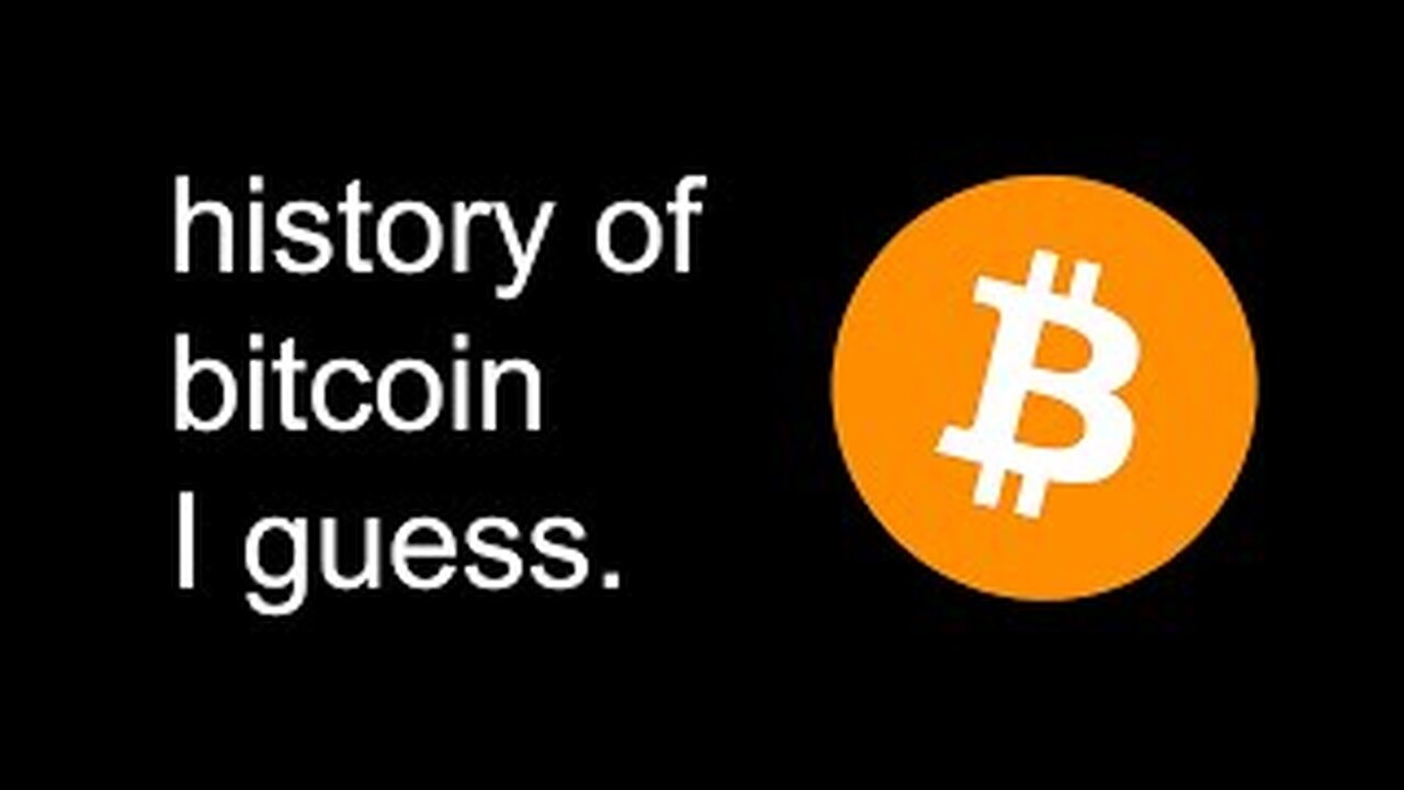 The Entire History Of Bitcoin, i guess...