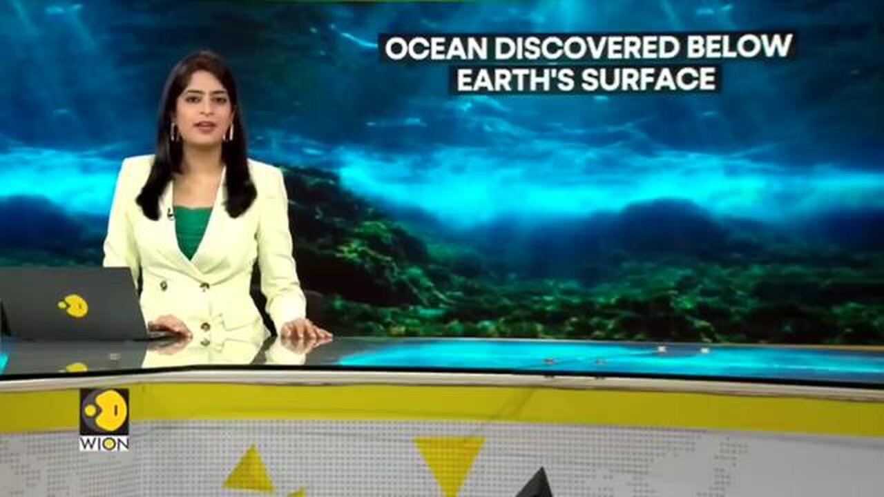 The Ocean Lies Some 700 Kilometres Below The Earth's Surface, And Is Three Times Larger Than All Of