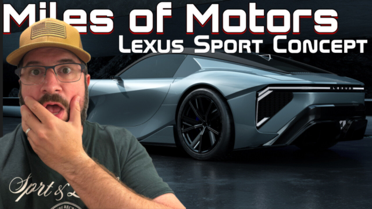 LFA-Inspired Lexus Sport Concept Unveiled at Monterey: EV or Gas Power? | Miles of Motors