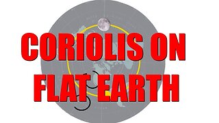 Coriolis Force on Flat Earth with Real Physics