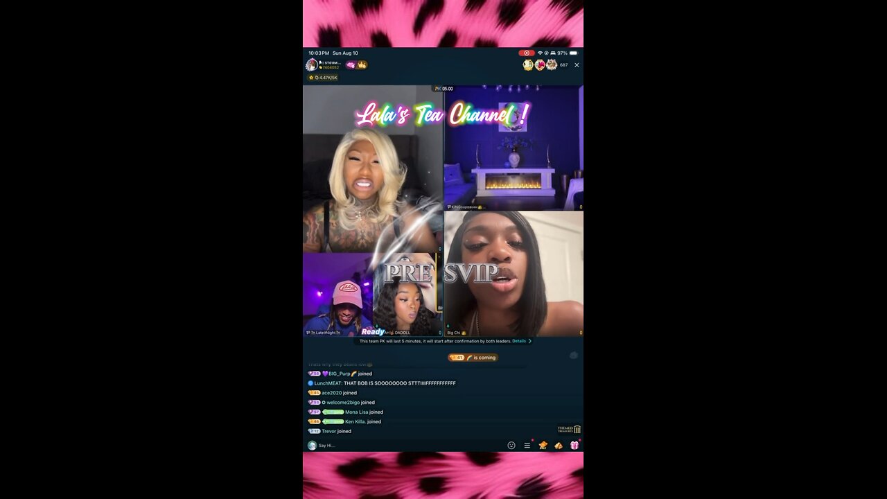 - STORM ; SAYS WHEN SHE DROPS THE BABY ITS UP FOR LIYAH !