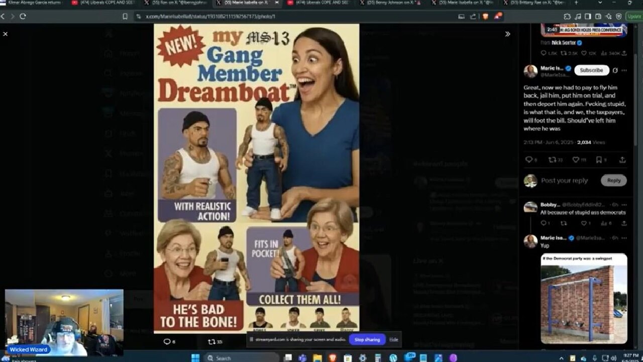 Trump caves, violent criminal alien Kilmar Abrego Garcia is back from El Salvador ~ by WickedWizard69 (6.07.25)