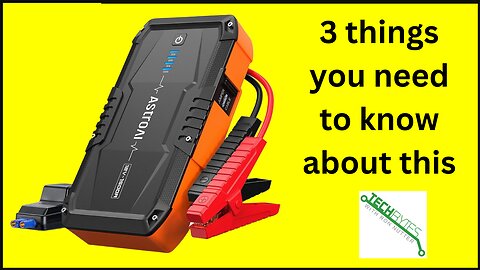 3 things you need to know about the AstroAI S8 Car Battery Jump Starter, 1500A Peak