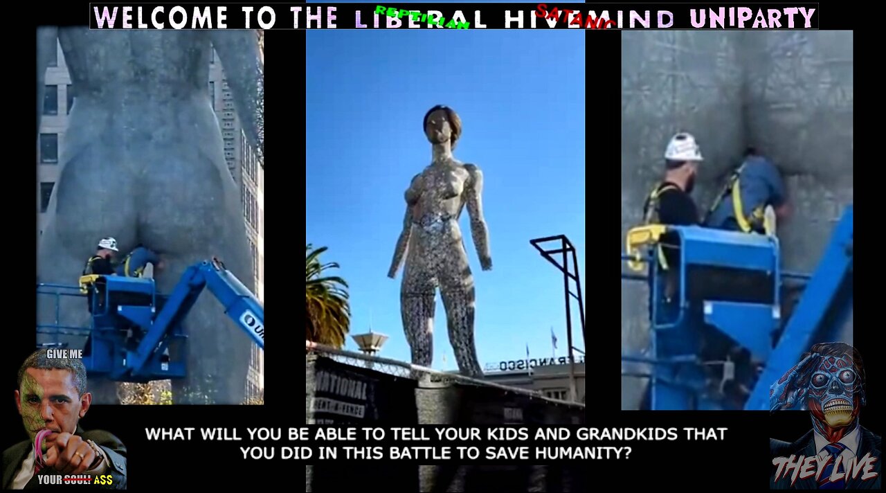 SF Creates Giant Woman Statue With Butt Access (warning!)