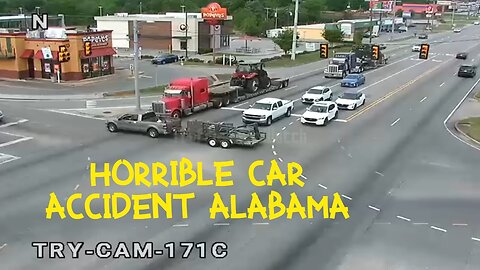 HORROR in Alabama - Pickup truck runs red light, leads to horrific crash