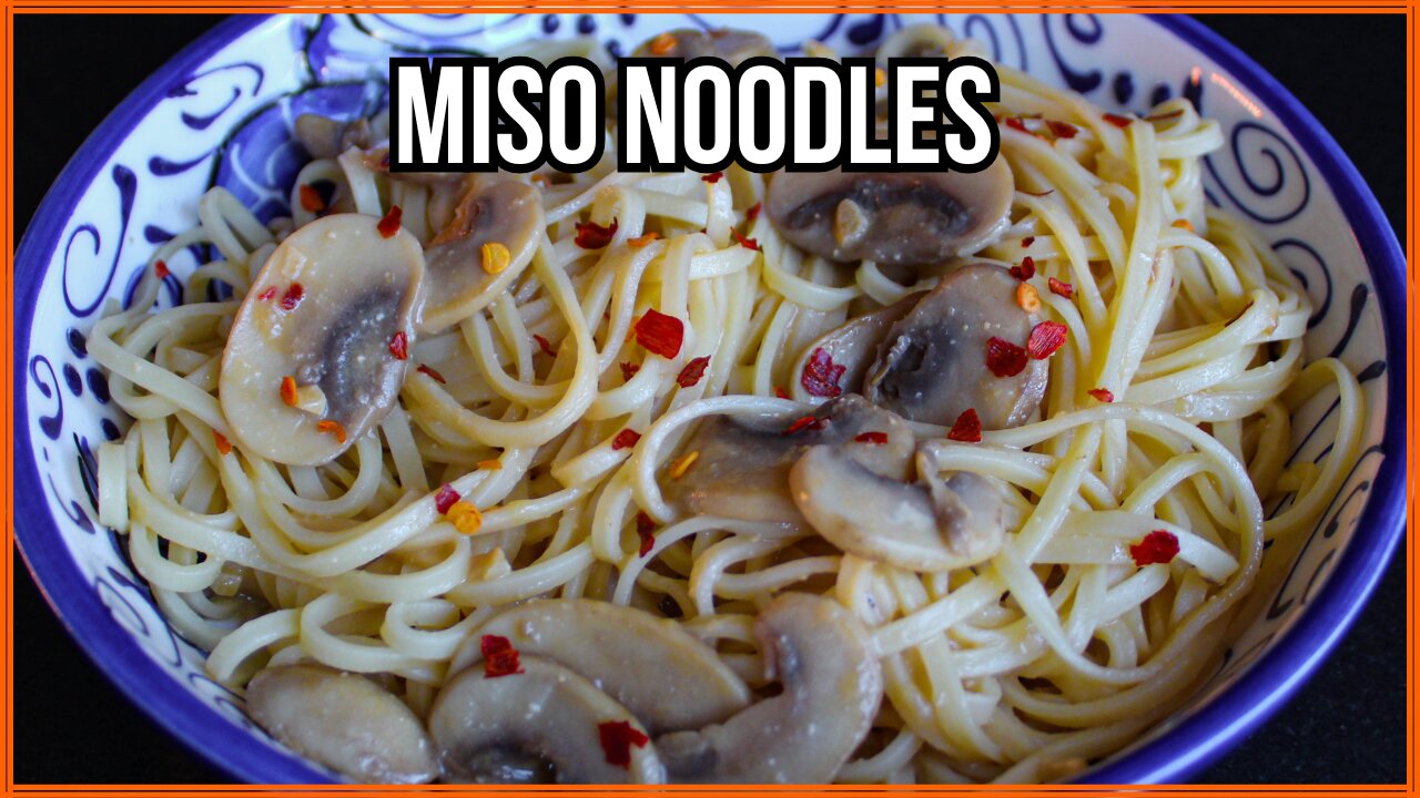 Easy & Delicious Miso Mushroom Noodles - The Ultimate Umami Experience! 🍜