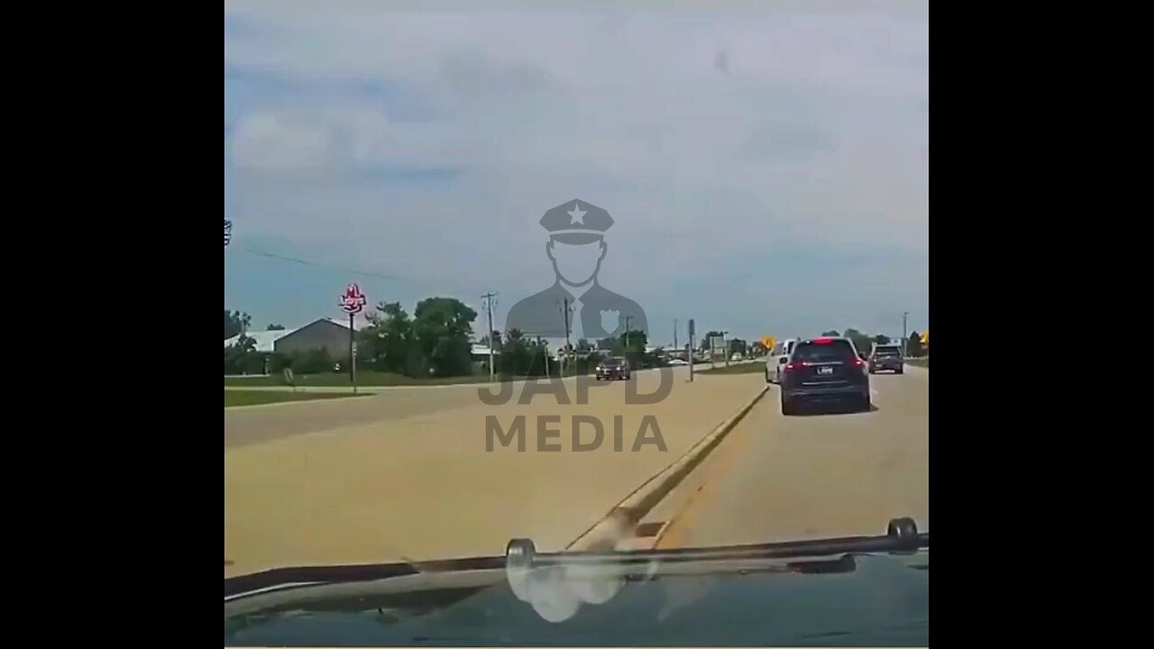 Suspect Rams Trooper Vehicle in Fond du Lac Chase Finale #highspeedchase #japd