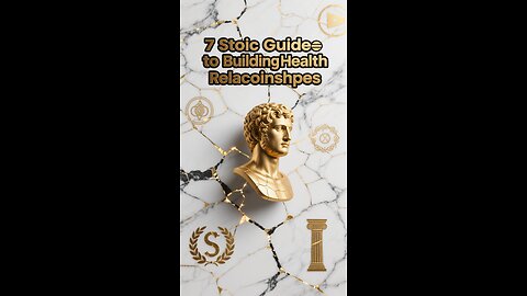 Stoic Guide 7 Timeless Lessons for Healthy Relationships 📌🔥 #StoicWisdom #PersonalGrowth