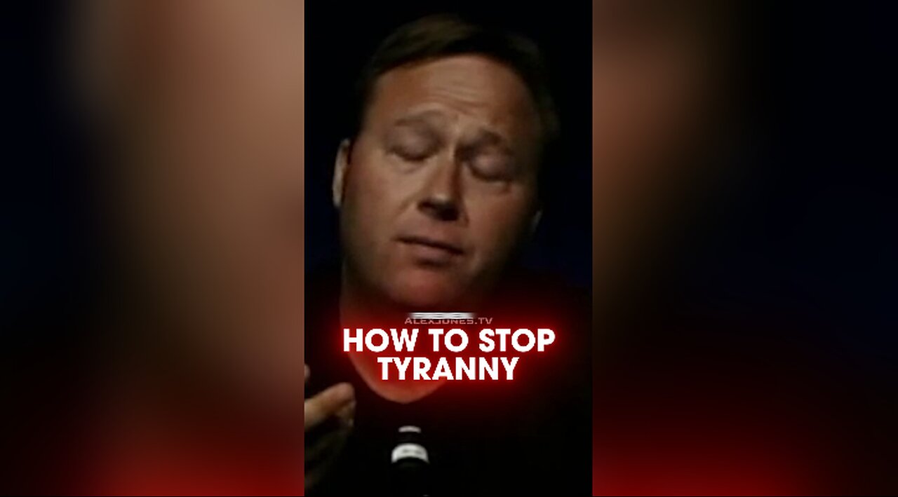 Alex Jones Reveals How To Stop Tyranny Forever - 8/7/2006