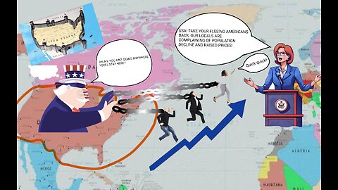 US Government will Ban white Americans from Fleeing USA ( War on Amerexit )