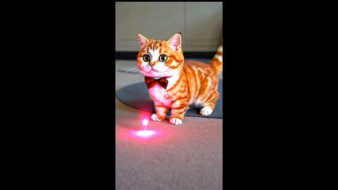 Funny Cat Chasing Laser Light | Confused When It Disappears
