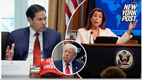 State Dept spokesperson caught off guard by major shakeup on Trump's national security team 5/1/25