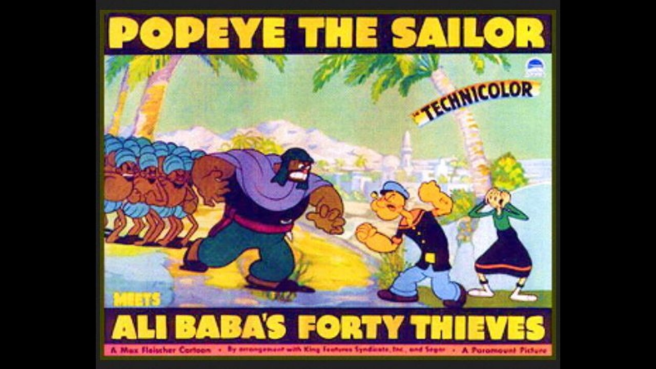 POPEYE MEETS A.BABA,S FORTY THIEVES