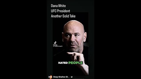 DSD Hot Take: UFC President, Dana, White, says what everybody hopefully is thinking.