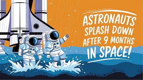 Astronauts SPLASH DOWN After 9 Months in Space!