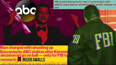 FBI Rearrest Man Who Open Fired Into Lobby Of Sacramento ABC Station Over Kimmel Firing.LEFTIST RAGE