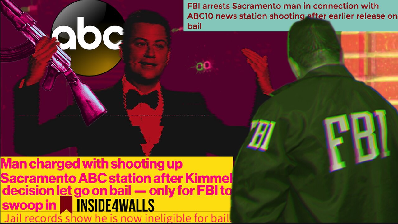 FBI Rearrest Man Who Open Fired Into Lobby Of Sacramento ABC Station Over Kimmel Firing.LEFTIST RAGE