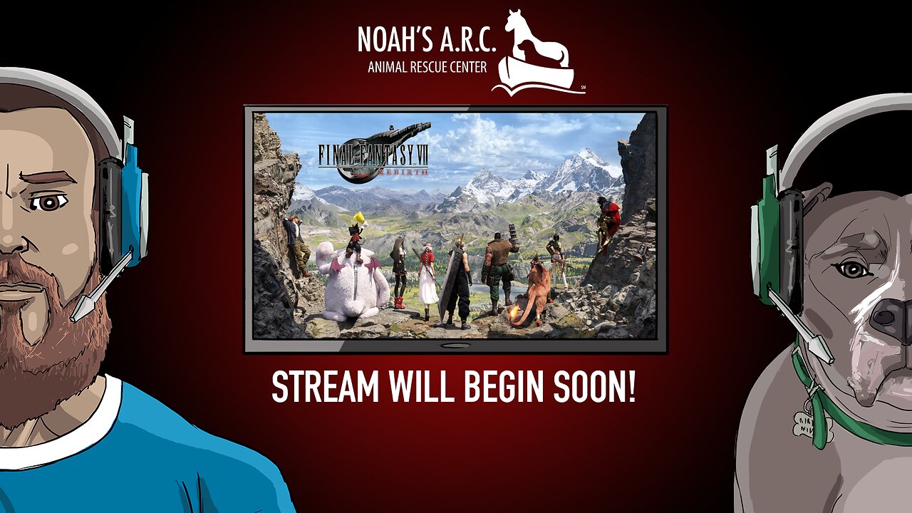 FFVII: Rebirth [Ch.6b] - Hug your pup/cat :) // Animal Rescue Stream