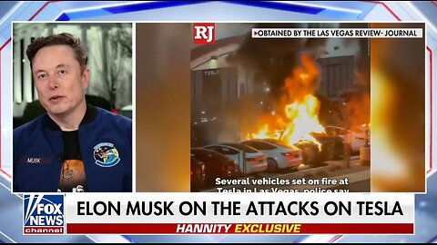 Musk Slams Dems For Tesla Attacks: Party of Empathy Burning Down Cars