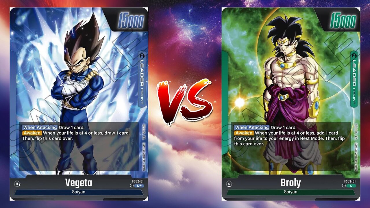 Learning to Play Dragonball Super Fusion World - Vegeta VS Broly!!