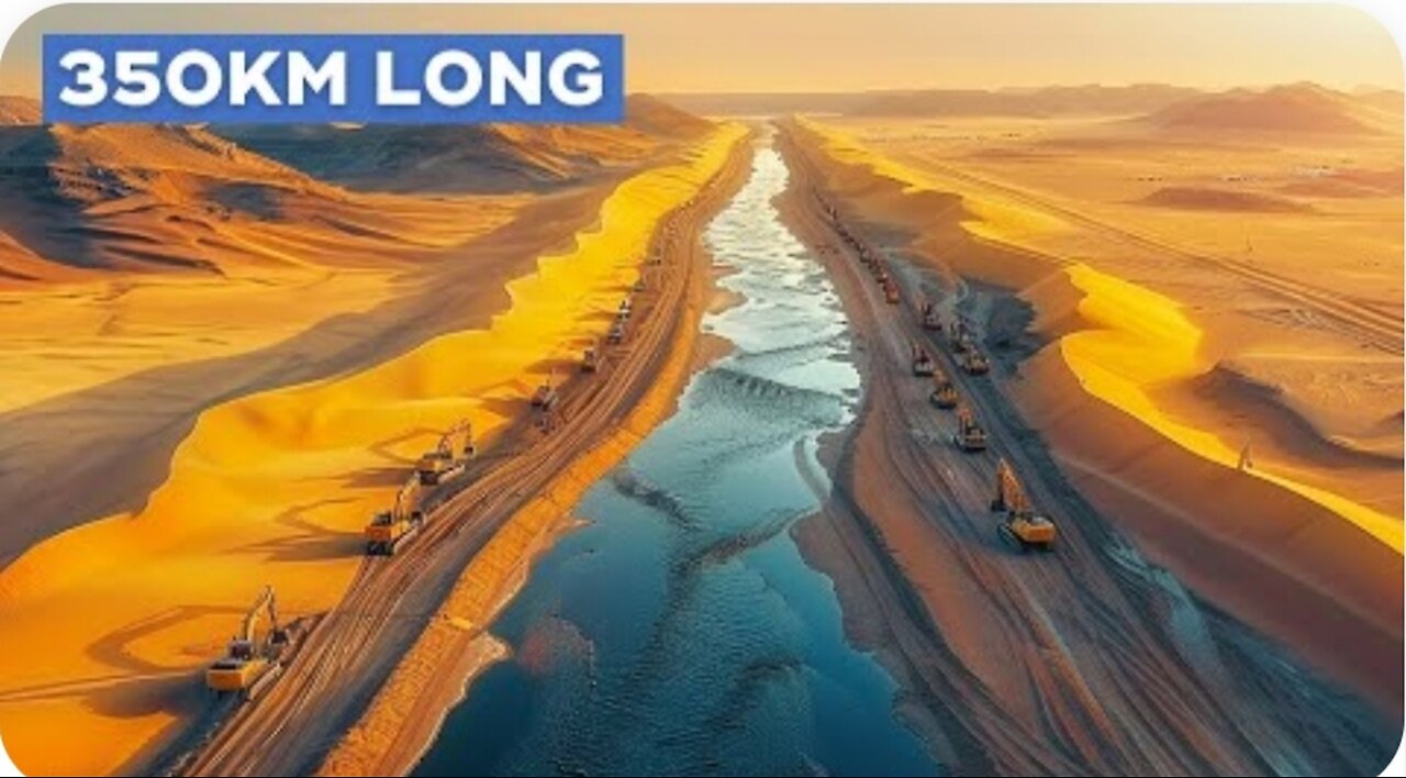 Pakistan Is Building One Of Asia's Largest Artificial Rivers in The Desert 🏜️