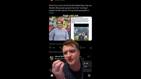 Shocking! NC Rep Posts Trump Beheading Photo at Protest 😱