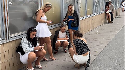 Swedish Girls Before Midnight 4K Stockholm-Sweden 2025 HDR(