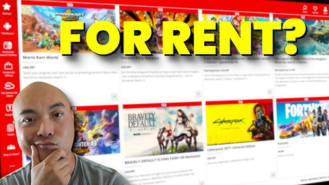 RENTING Physical Media? The Nintendo Game Key…