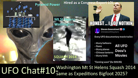 UFO Chat with Paul -10 Bigfoot filmed 2014 same as Expedition Bigfoot one +UFO videos & News CatchUp