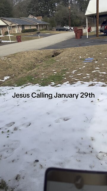 Jesus Calling January 29th!