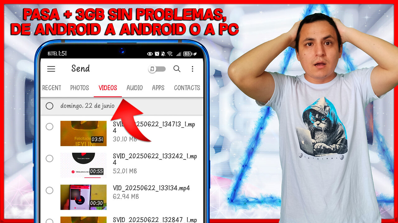 📩 ENVÍA TODO con la MEJOR APP para TRANSFERIR ARCHIVOS en 2025 | ¡Fotos, Videos y APPS en 1 Click!